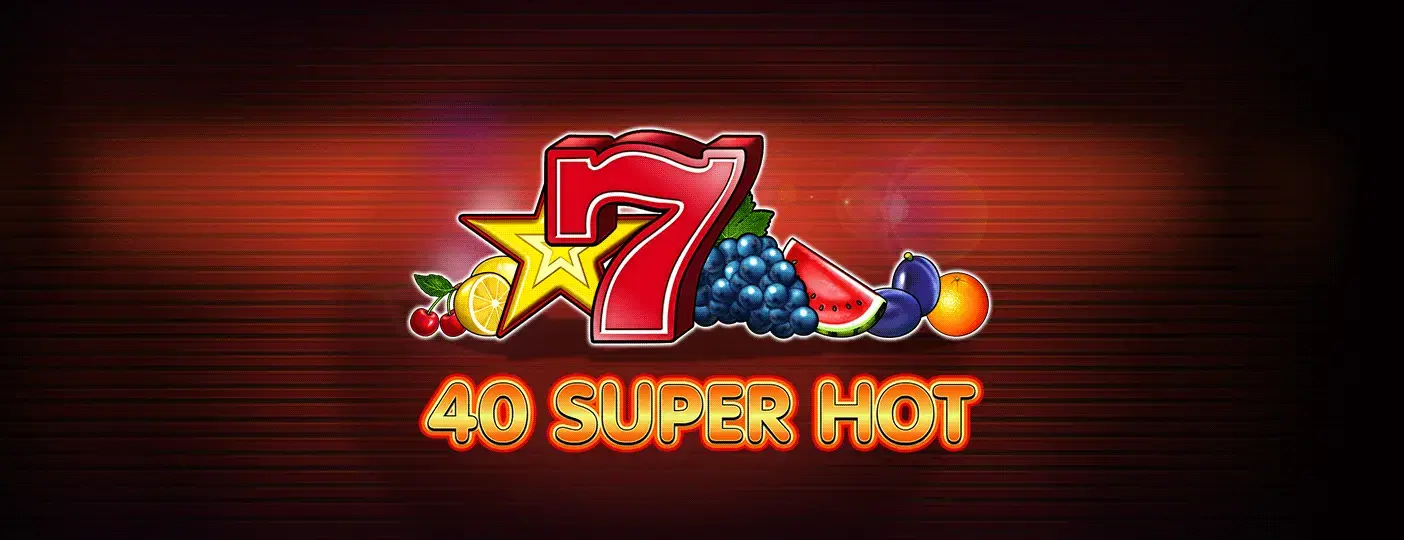 Final screen with a winning combination in the 40 Super Hot slot on Pokerdom