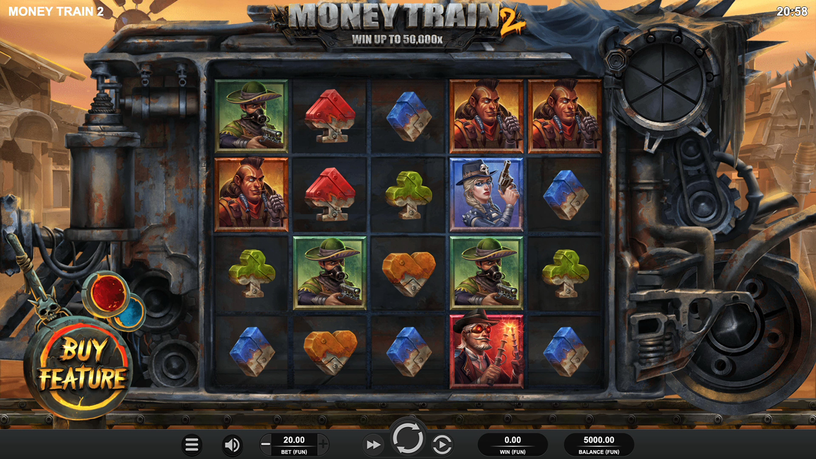 Relax Gaming-тен Money Train 2 слотының ойын процесі
