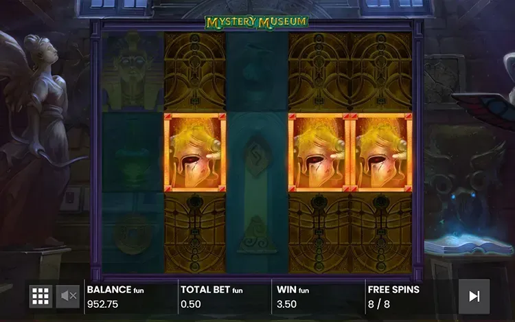 Mystery Museum слот от Push Gaming - главный экран игры