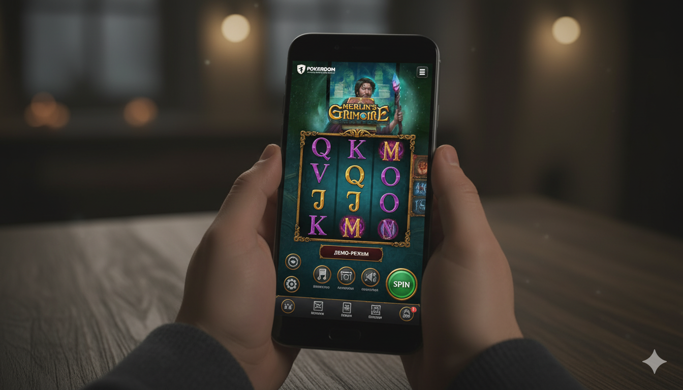 Мобильная версия Merlin's Grimoire в Pokerdom