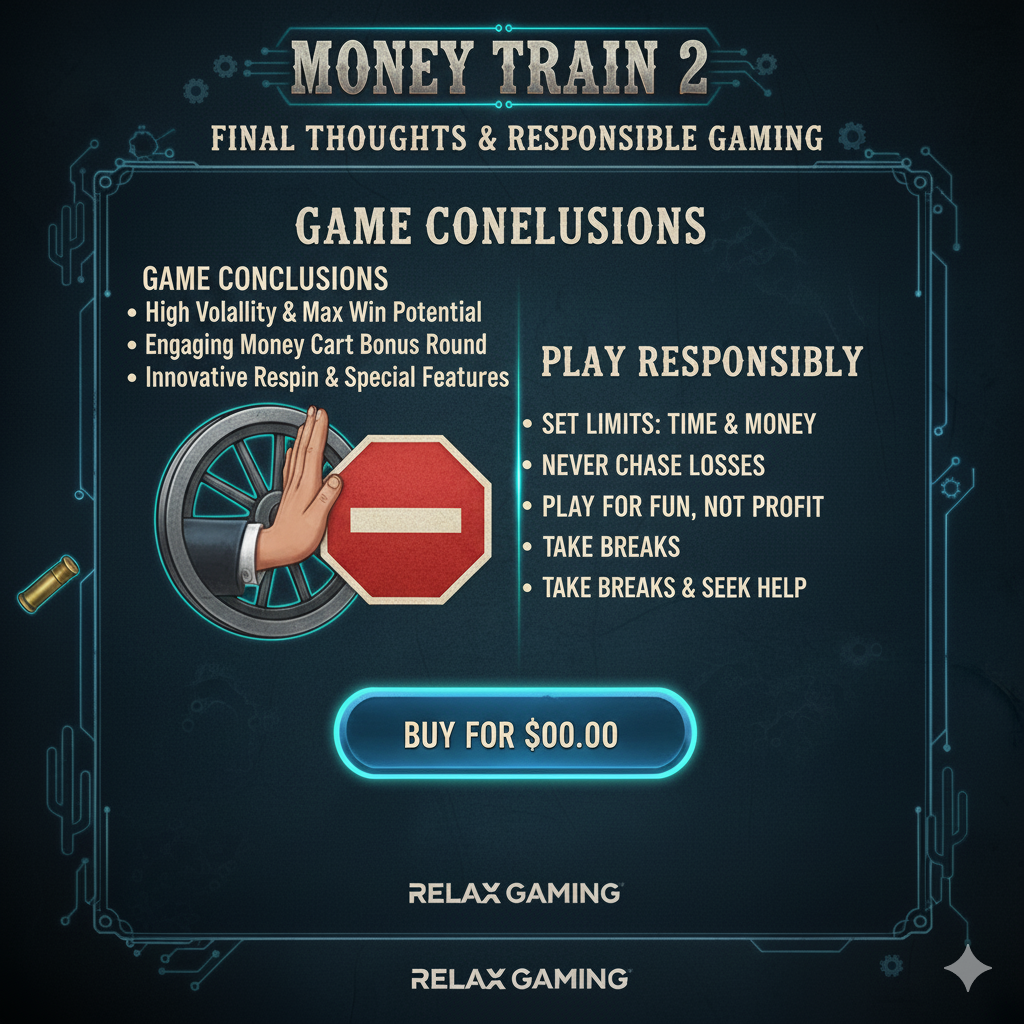 Money Train 2 слоты және жауапты ойын туралы қорытынды қорытындылар