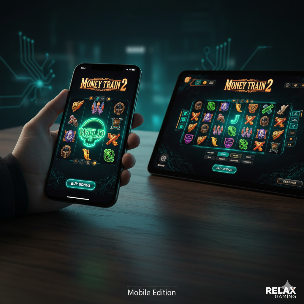Money Train 2 слотының смартфон мен планшеттегі мобильді нұсқасы