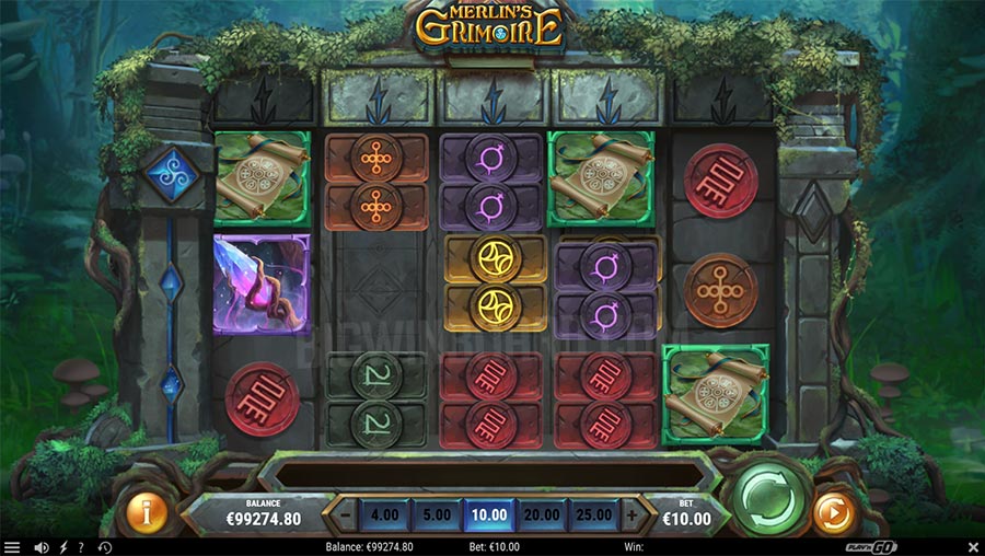 Все символы слота Merlin's Grimoire