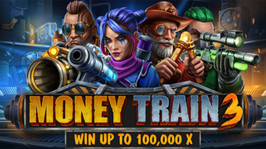 Слот Money Train 3 от Relax Gaming - главный экран игры