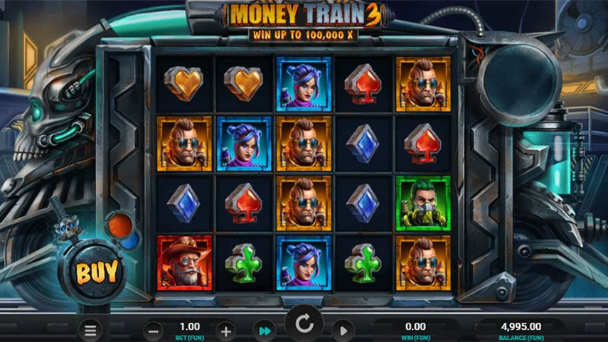 Бонусные функции слота Money Train 3
