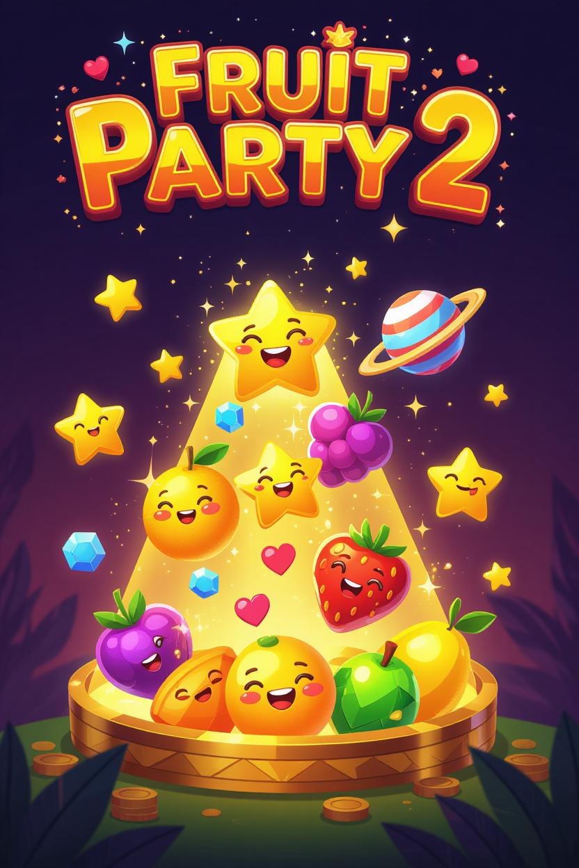 Pragmatic Play компаниясының Fruit Party 2 слотының негізгі экраны