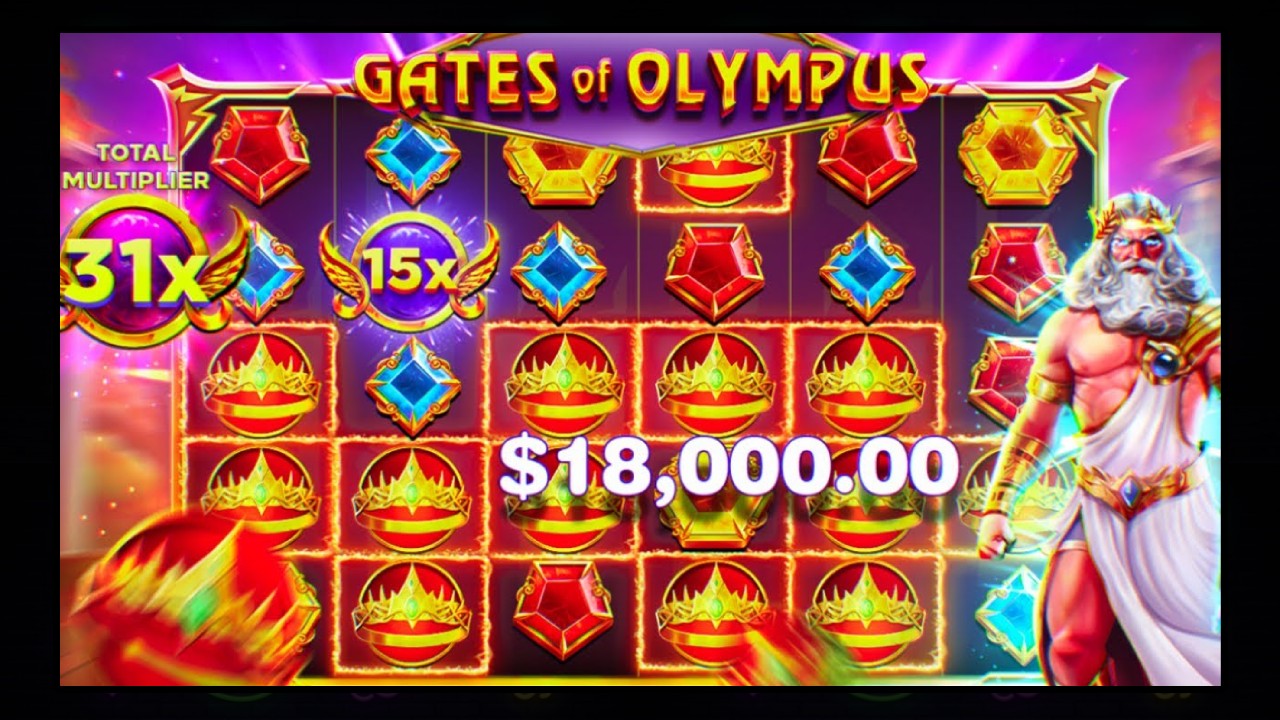 Gates of Olympus slot from Pragmatic Play - game field