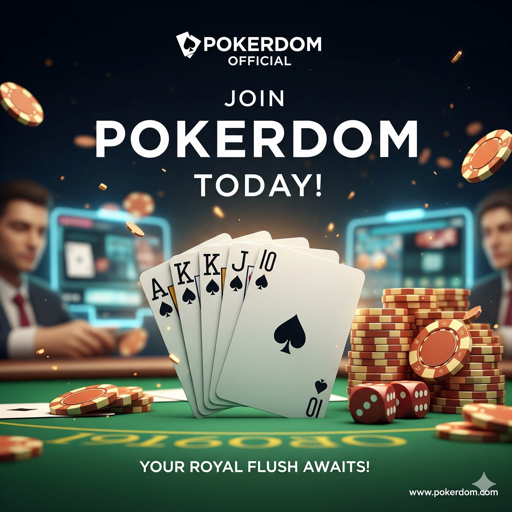 Присоединяйтесь к официальному сайту Pokerdom сегодня