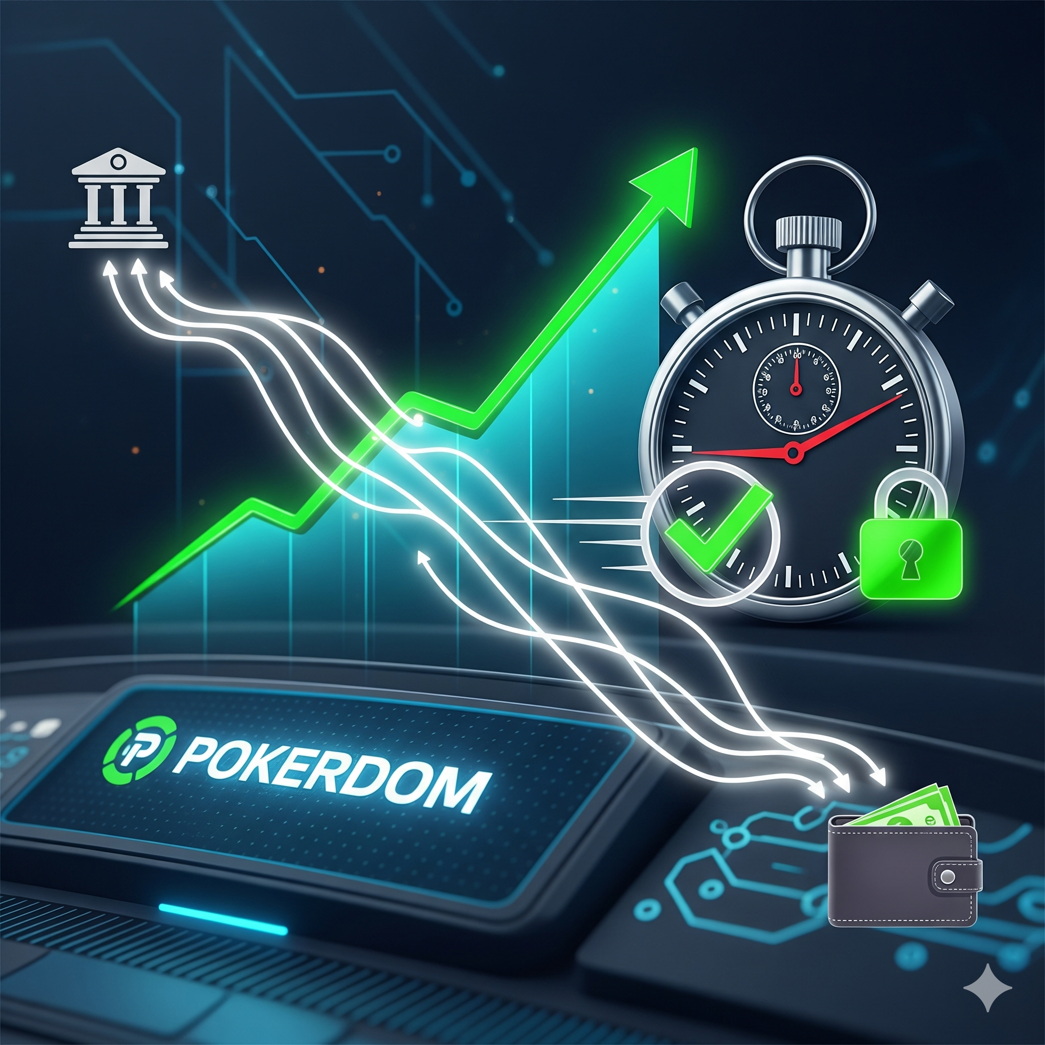 Payment statistics on Pokerdom - speed and reliability