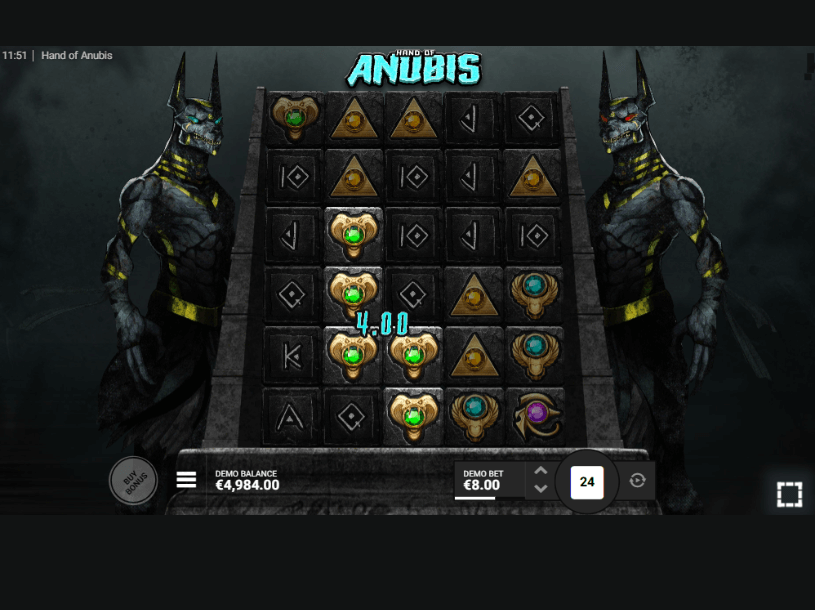 Hand of Anubis slot review from Hacksaw Gaming