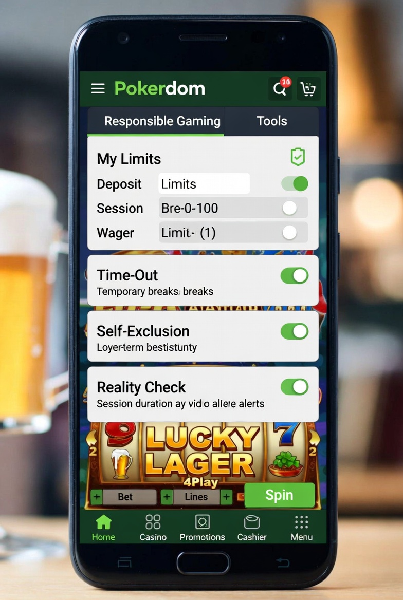 Инструменты ответственной игры на платформе Pokerdom: лимиты, самоисключение, поддержка