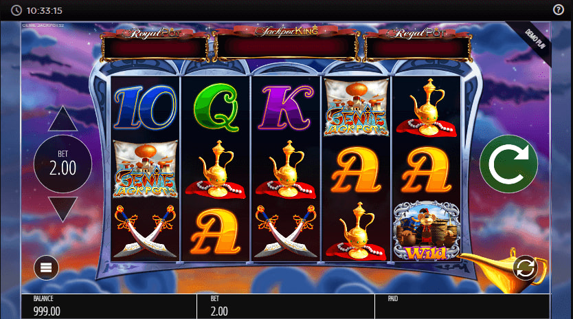 Bonus features of the Genie Jackpots Megaways slot
