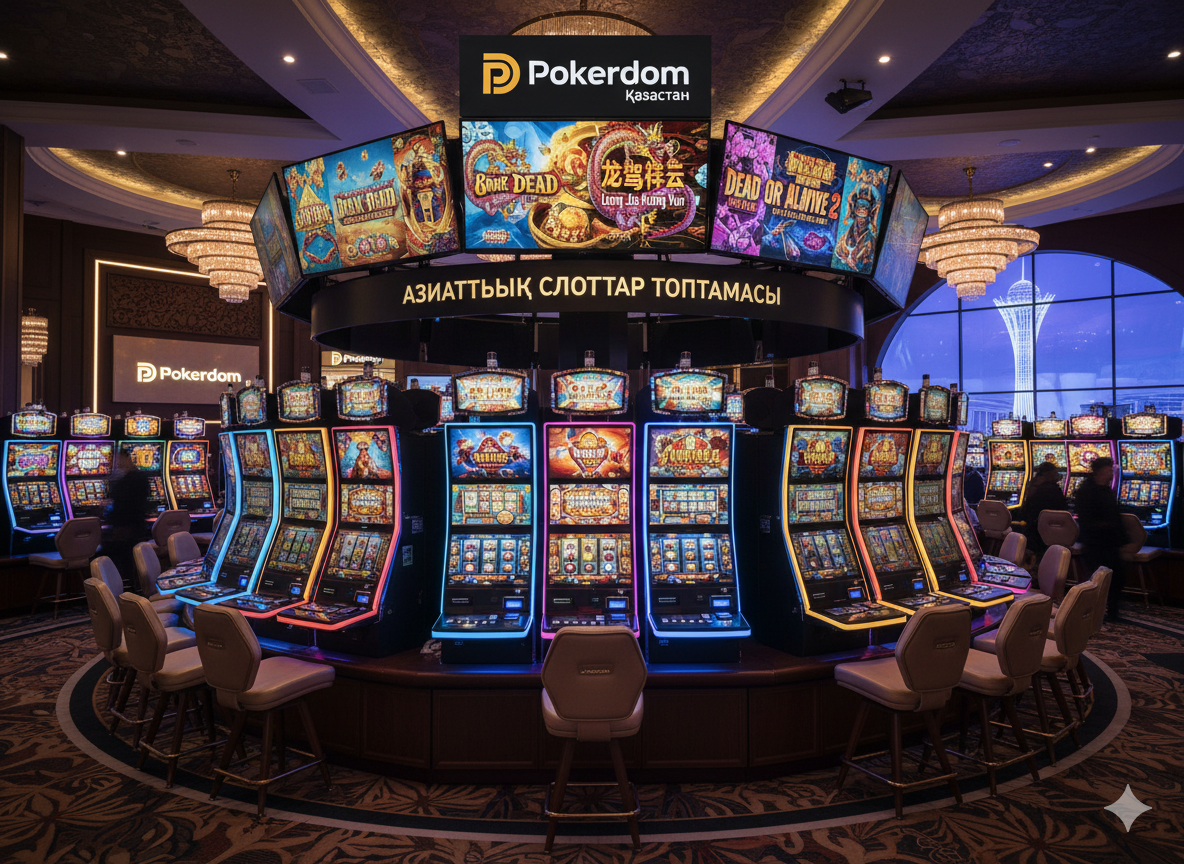 Collection of Asian slots in Pokerdom Casino Kazakhstan