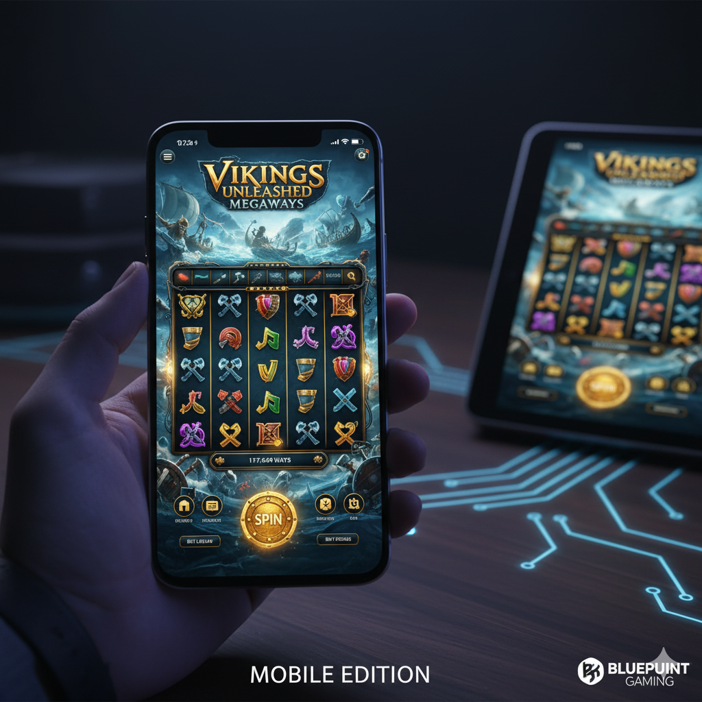 Игра Vikings Unleashed Megaways на мобильном устройстве