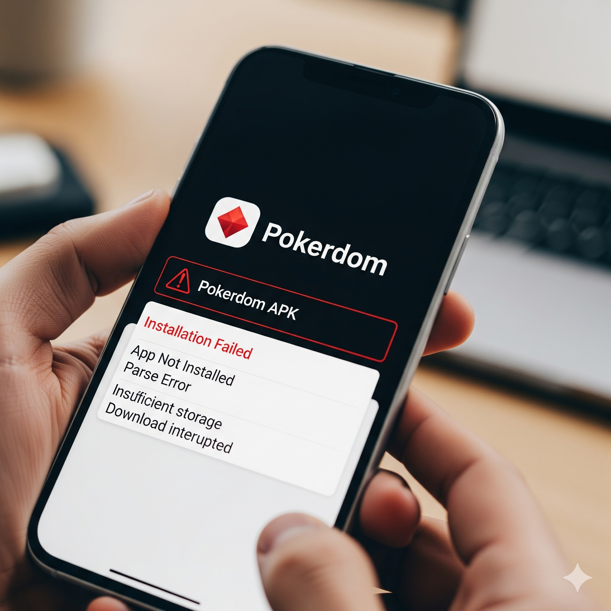 Solving Pokerdom APK installation problems