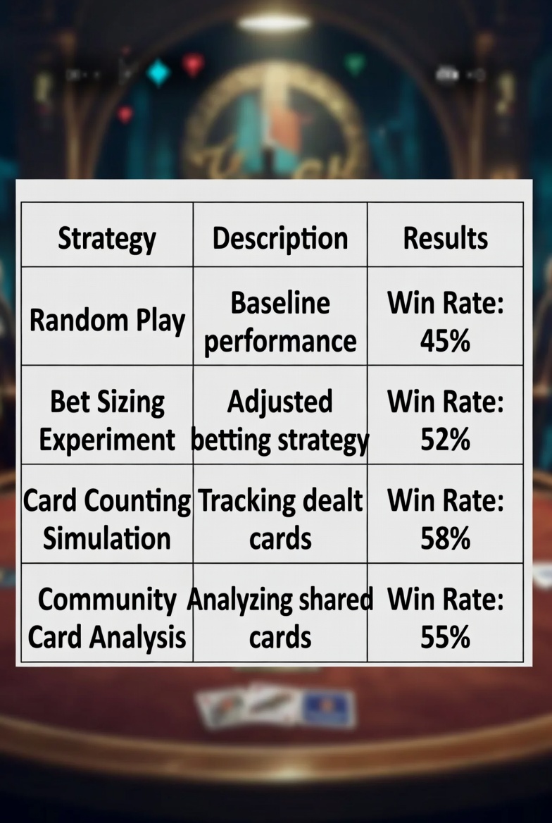 Таблица результатов тестирования стратегий игры в Lucky Lager 4Play на Pokerdom