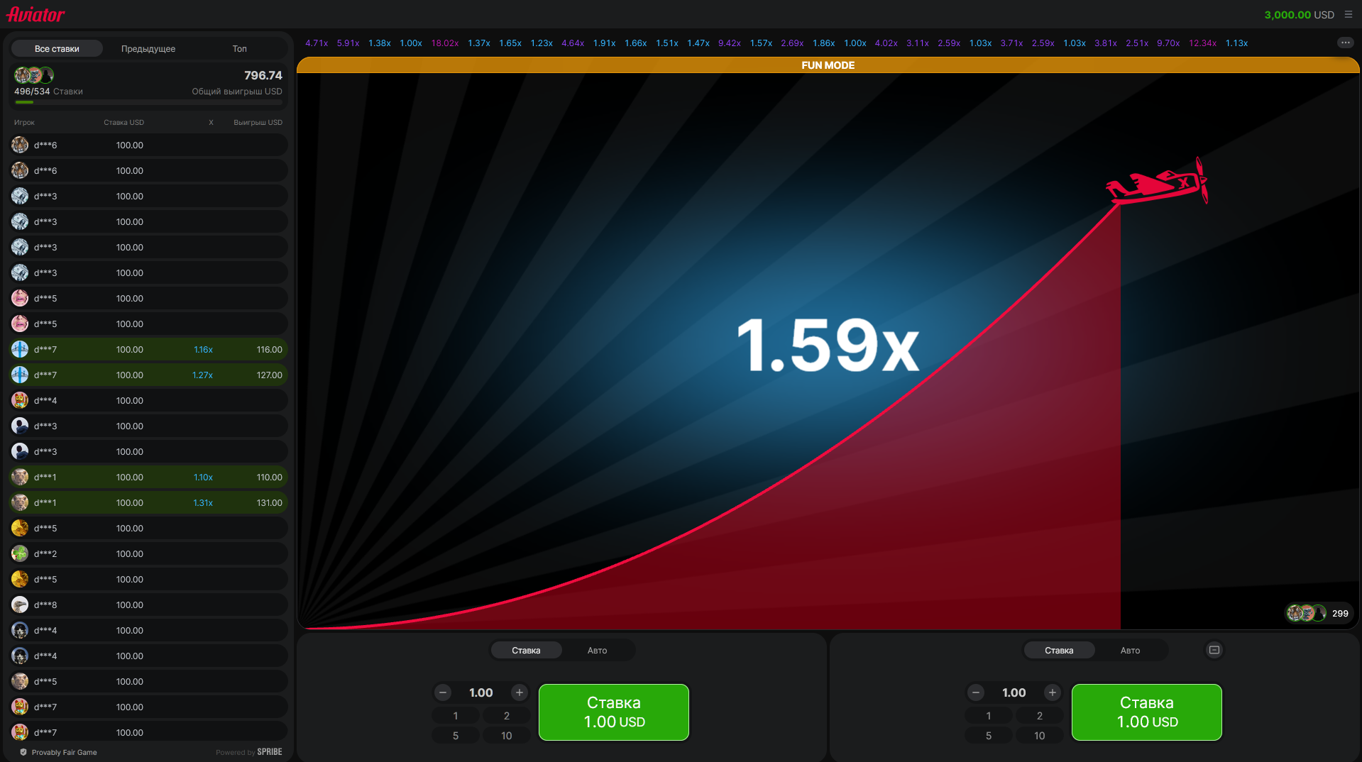 Aviator game mechanics with multipliers and probability statistics