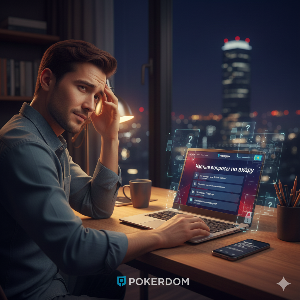 Частые вопросы по входу в Pokerdom