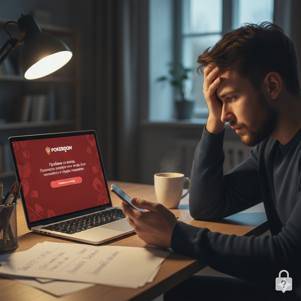 Решение проблем со входом в Pokerdom