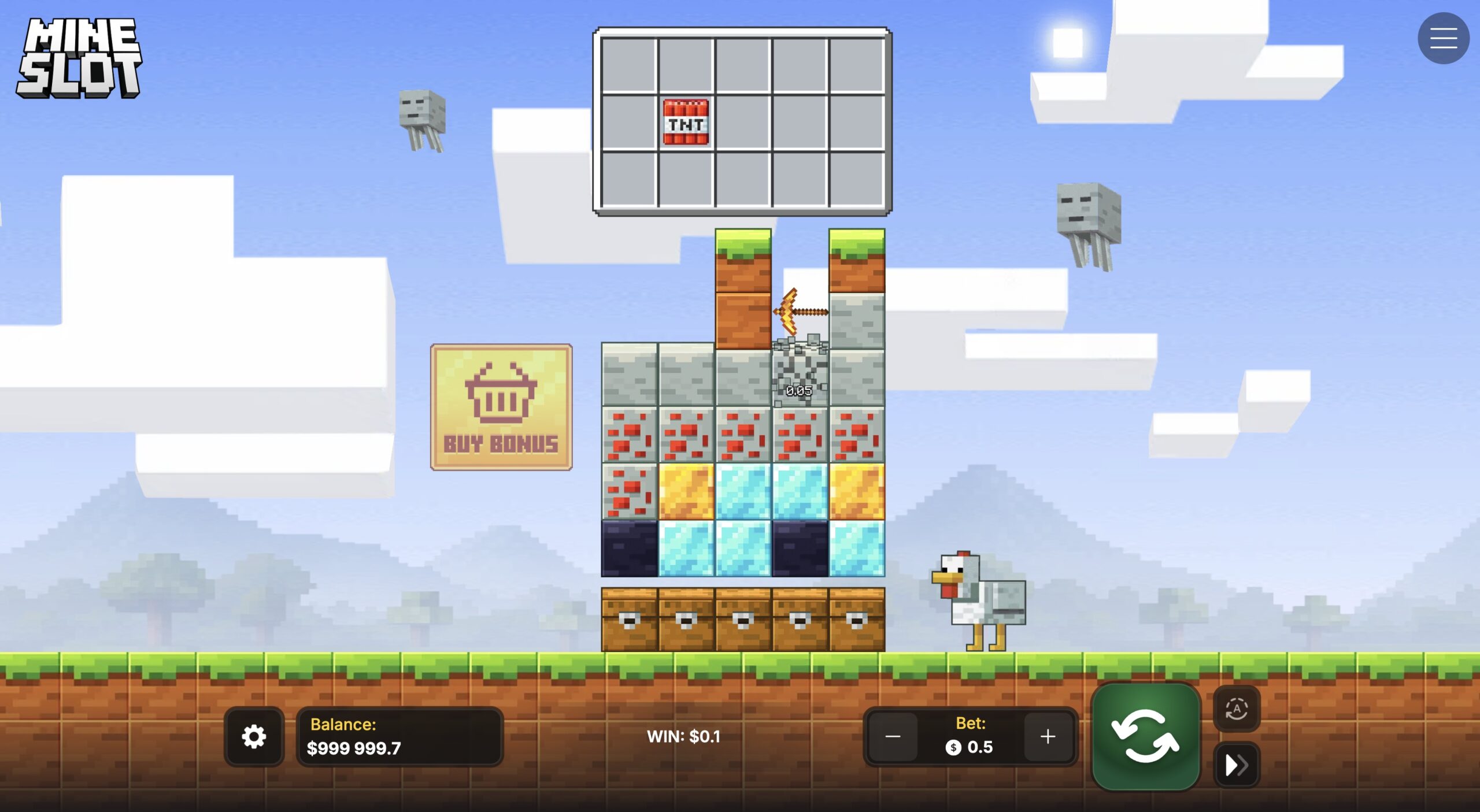 Mine Slot слотындағы қайтару үлестіруін талдау